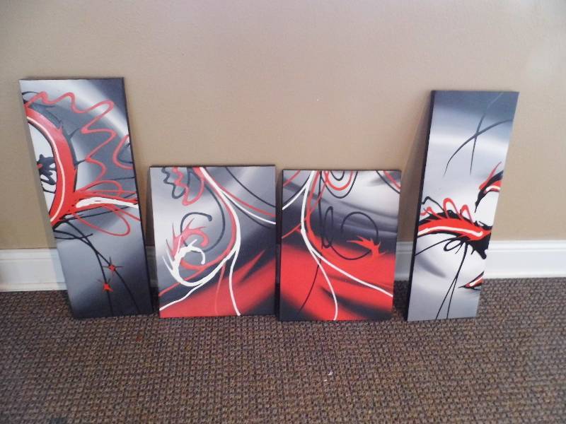 lot 15 image: Lot of 4 Pieces of Artwork