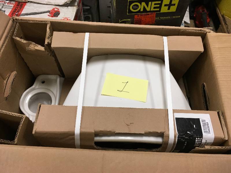 American Standard Cadet 3 Tall Hieght Complete 2-Piece 1.28 GPF Single Flush Round Toilet in White open box not used