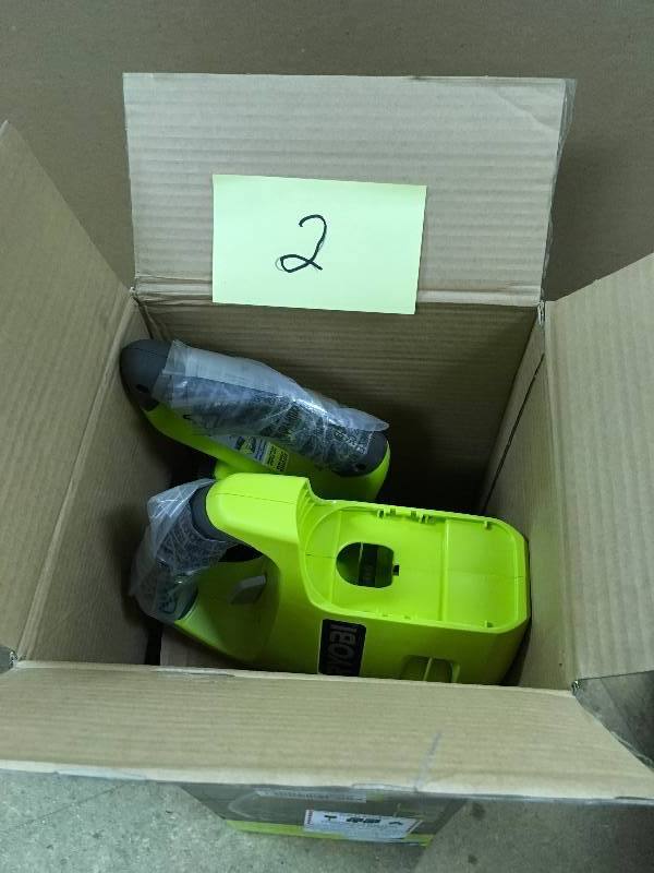 Ryobi ONE 18-Volt Cordless String TrimmerEdger and BlowerSweeper Combo Kit (2-Tool) - 2.6Ah Battery and Charger Inculded  open box not used