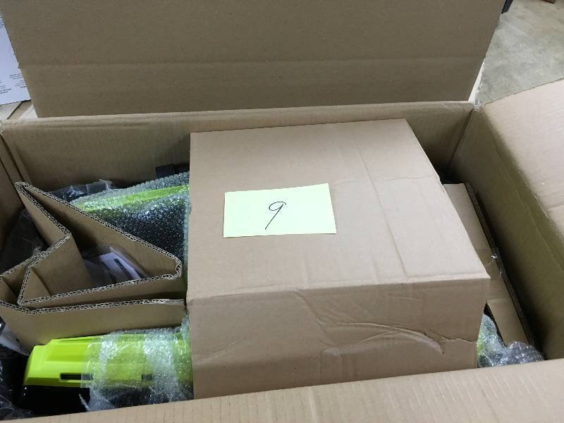 Ryobi 13 in. 11 Amp Corded Electric Walk Behind Push Mower  open box in like new condition