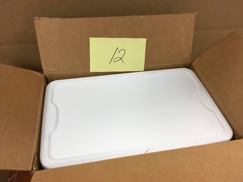 Homz 6Qt. Clear Show Box (Set of 10)  open box not used