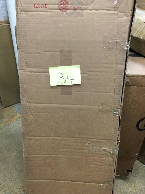 Knape & Voght 16 in. x 48 in. Diamond Plate Galvanized Steel Pegboard- Lot of 2 open box not used