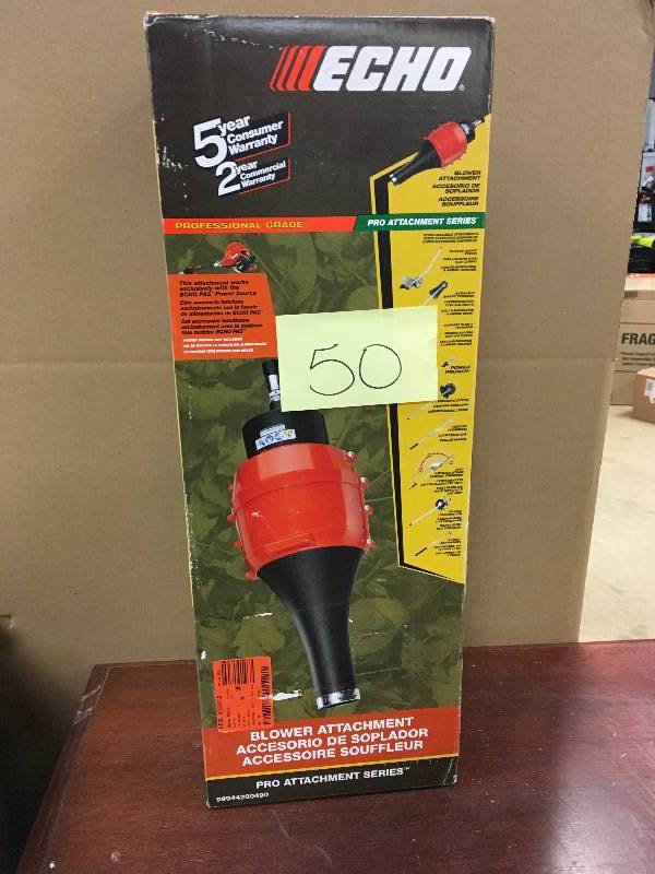 EHCO PAS115-MPH 364 CFM Blower Attachment open box not used