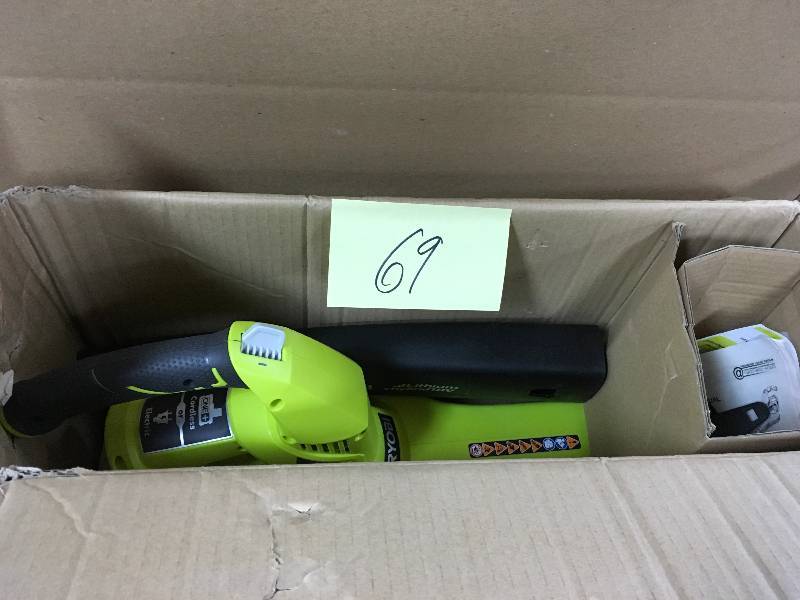Ryobi ONE 150 MPH 200 CFM 18-Volt Lithium-Ion Hybird Leaf BlowerSweeper - Battery and Charger Not Inculded