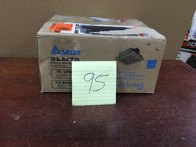 Delta Breez Slim Serise 70 CFM Wall or Ceiling Bathroom Exhaust Fan not used