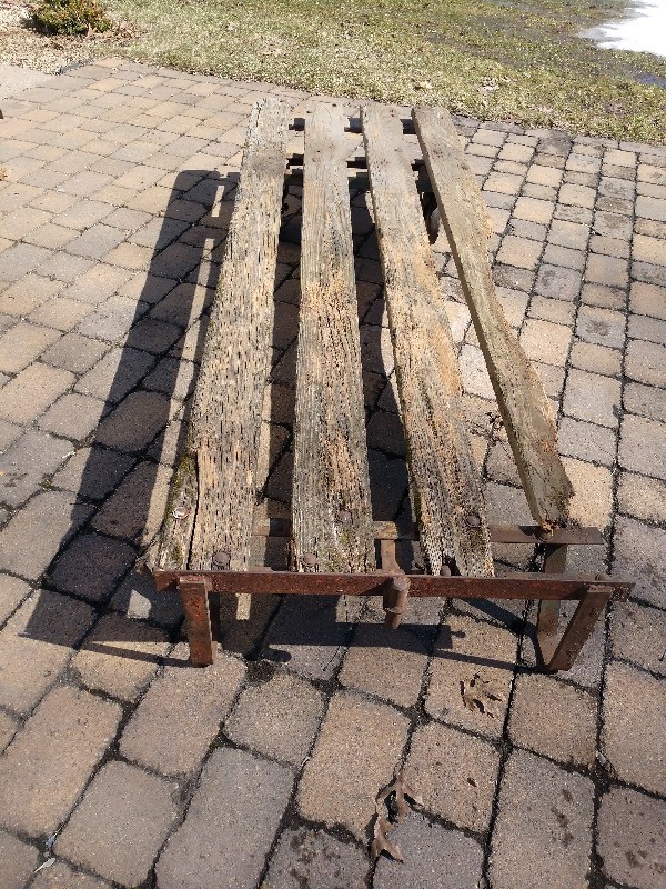 lot 1 image: Carlson Co. Railroad Cart