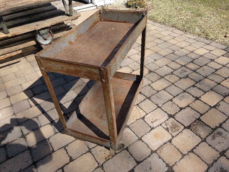 lot 5 image: Old Industrial Cart