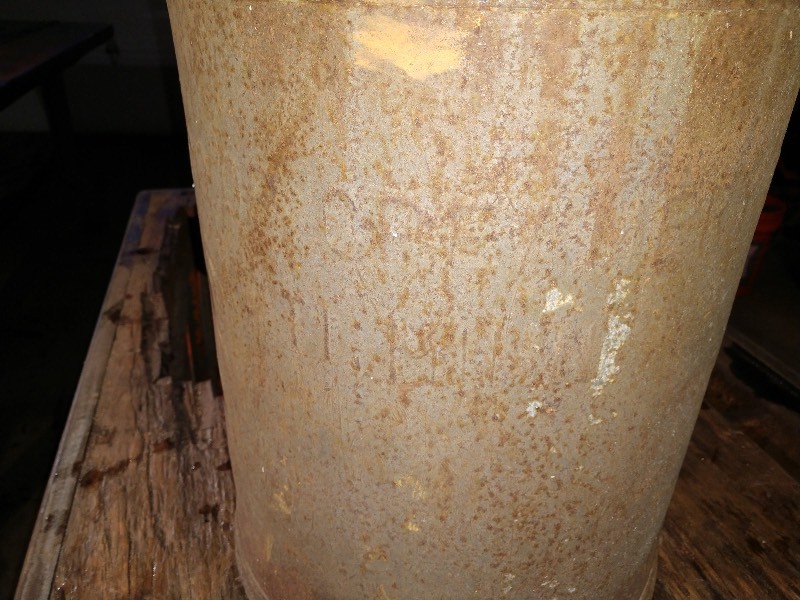lot 24 image: Vintage Rustic Milk Can