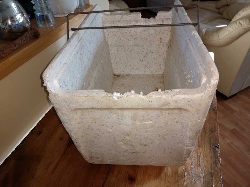 lot 60 image: Hamms Styrofoam Cooler