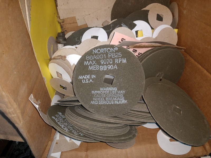 lot 68 image: Cutting Wheels, Spark Plugs, Kirby Handi-Butler Tool Kit