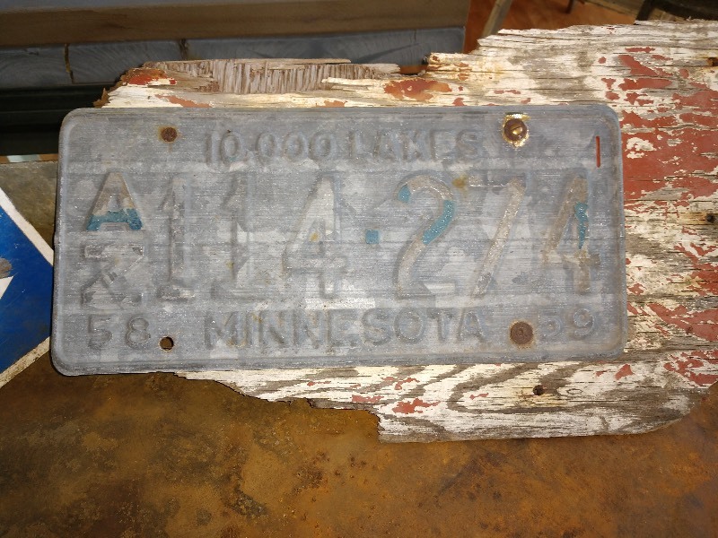 lot 73 image: Polaris Parking Other Junk Towed Sign, Minnesota License Plate Plaque, Keep Off The Grass Sign