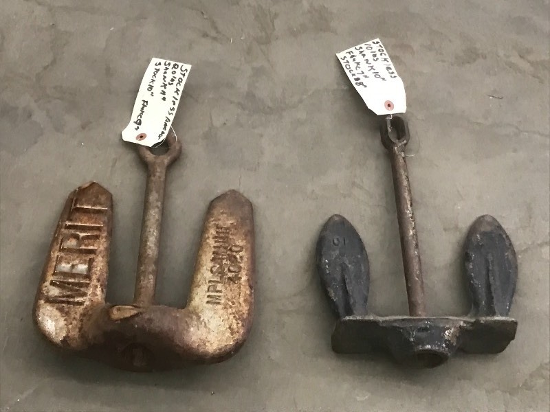 Lot Of (2) Boat Anchors ...