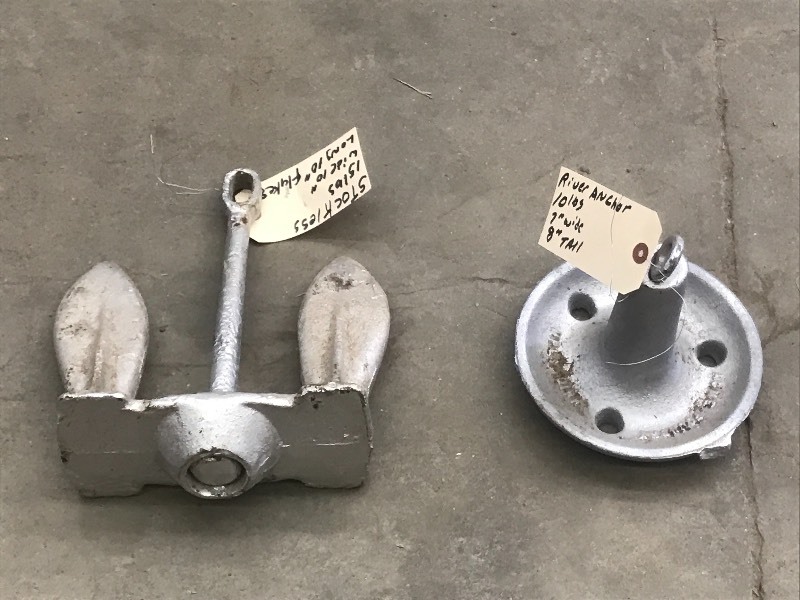 Lot Of (2) Boat Anchors ...