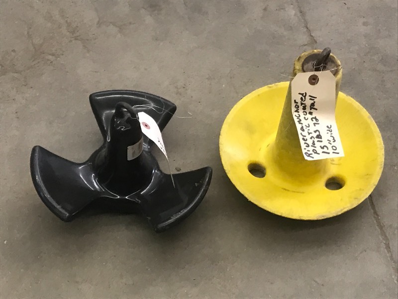 Lot Of (2) Boat Anchors ...