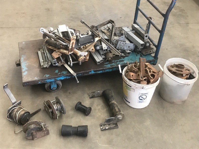 Lot Of Assorted Marine Trailer Part...