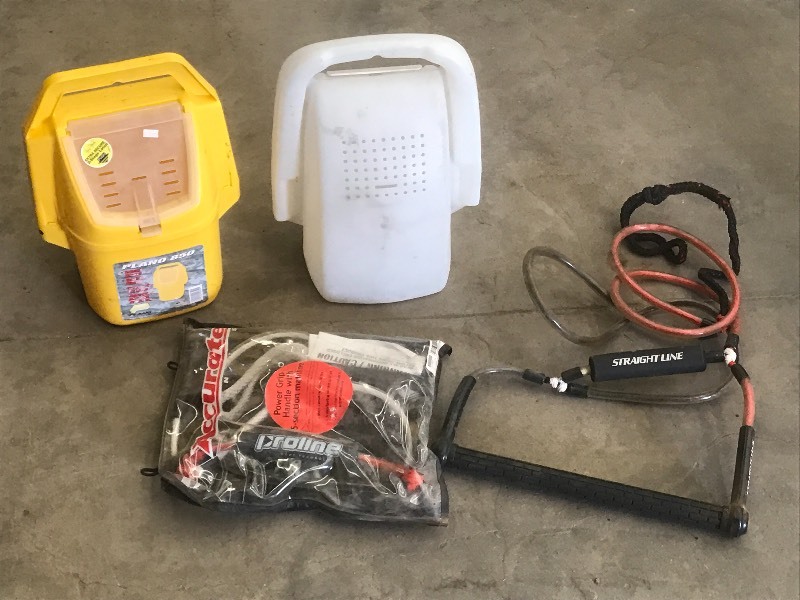 Lot Of (2) Minnow Buckets & (2) St...