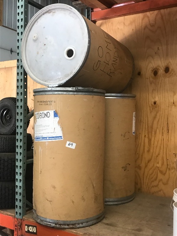 Lot Of (3) 55-Gallon Lidded Barrels...