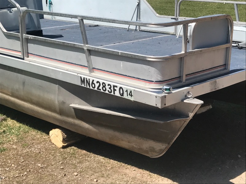 1989 Lowe Line Pontoon Boat | LE "Ride Into Summer" Annual ...