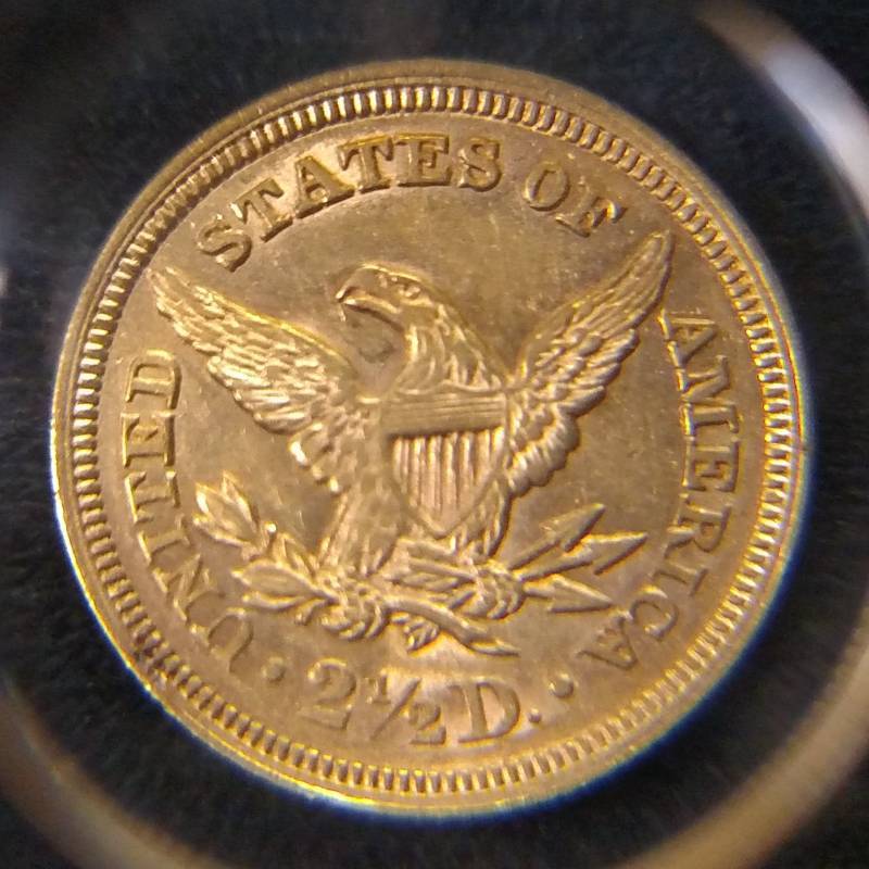 1854 Liberty Head 2 12 Dollar Gold...