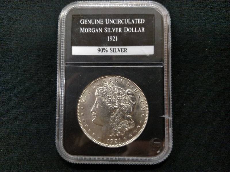 1921 Uncirculated PCS Morgan Silver...