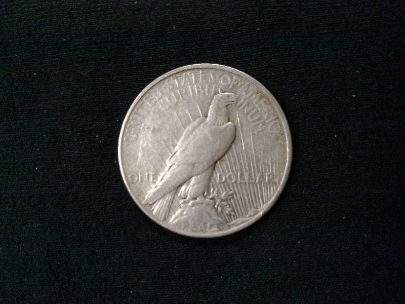 1927 D Peace Silver Dollar...
