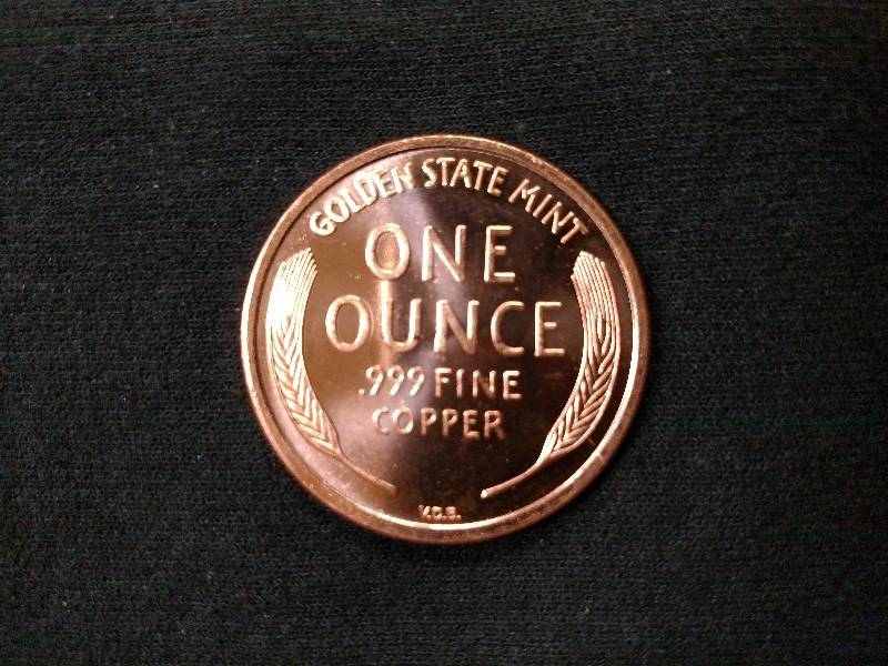 Abe Lincoln One Ounce .999 Copper C...