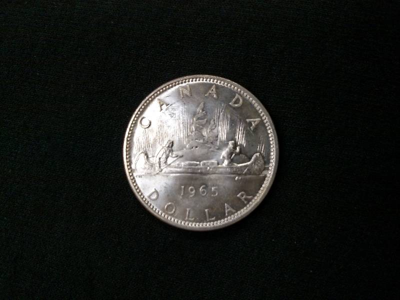 1965 Canadian Silver Dollar .80 Sil...