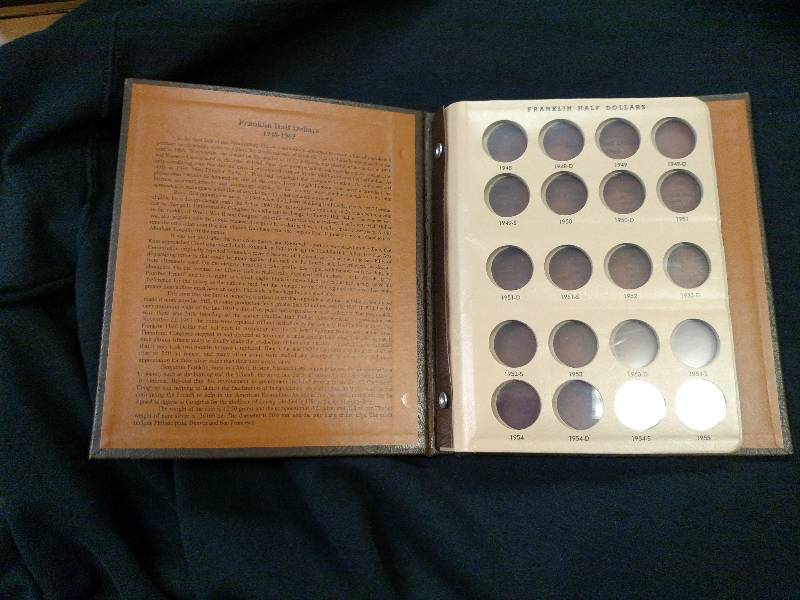 Franklin Half Dollar Collector Book...