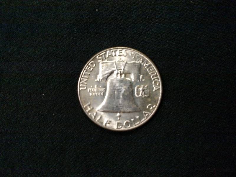 1961 D Franklin Silver Half Dollar...
