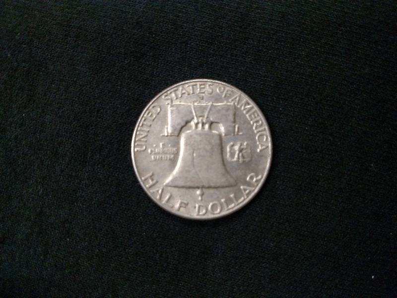 1962 D Franklin Silver Half Dollar...