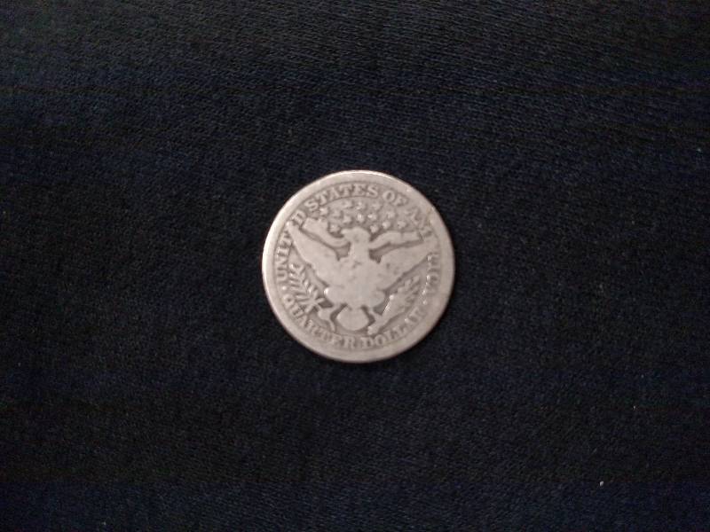 1916 Barber Silver Quarter...