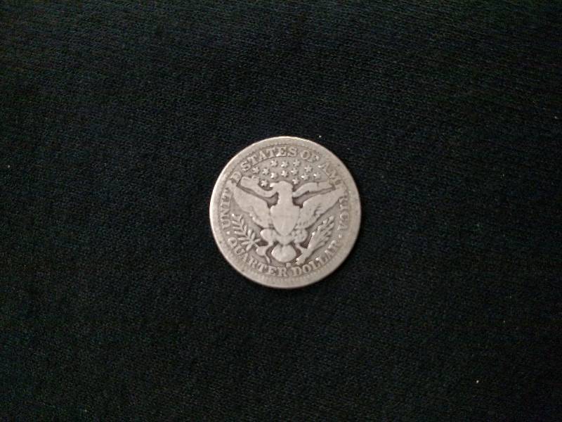 1916 D Barber Silver Quarter...