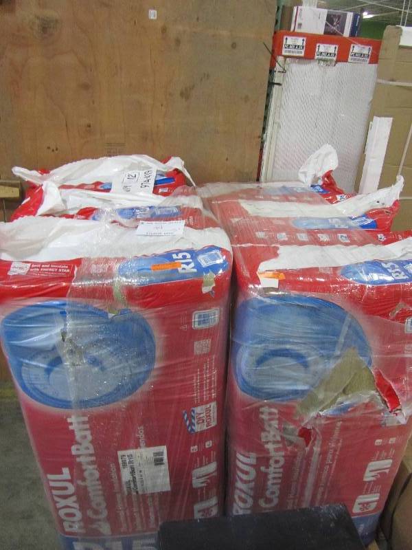 lot 31 image: Roxul ComfortBatt 3-12 in. x 15-14 in. x 47 in. R-15 Fire Resistant Stone Wool Insulation (12-Roll)