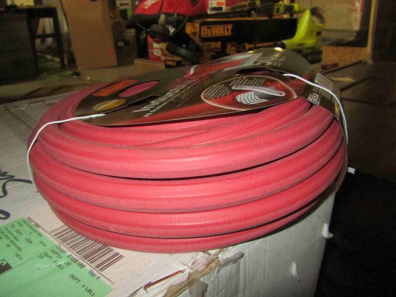 lot 66 image: Apex 58 in. Dia x 50 ft. Red Rubber Commercial Hot Water Hose