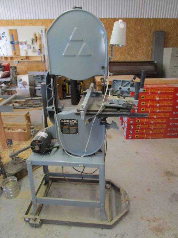 Delta Band Saw No Reserve Shop, Tools & Woodworking Equipment KBID