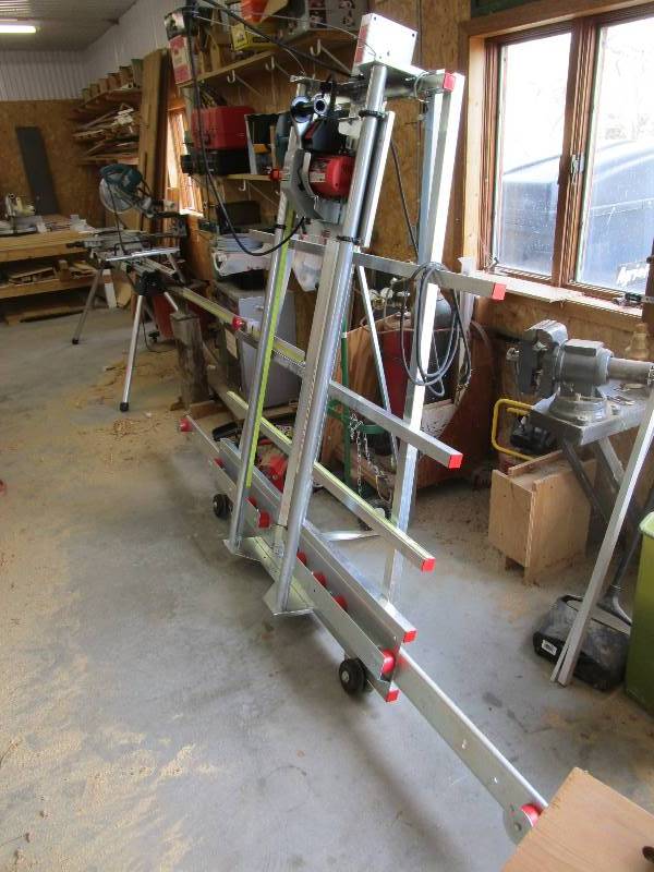 lot 13 image: SSC Vertical Panel Saw wMilwaukee Circular Saw