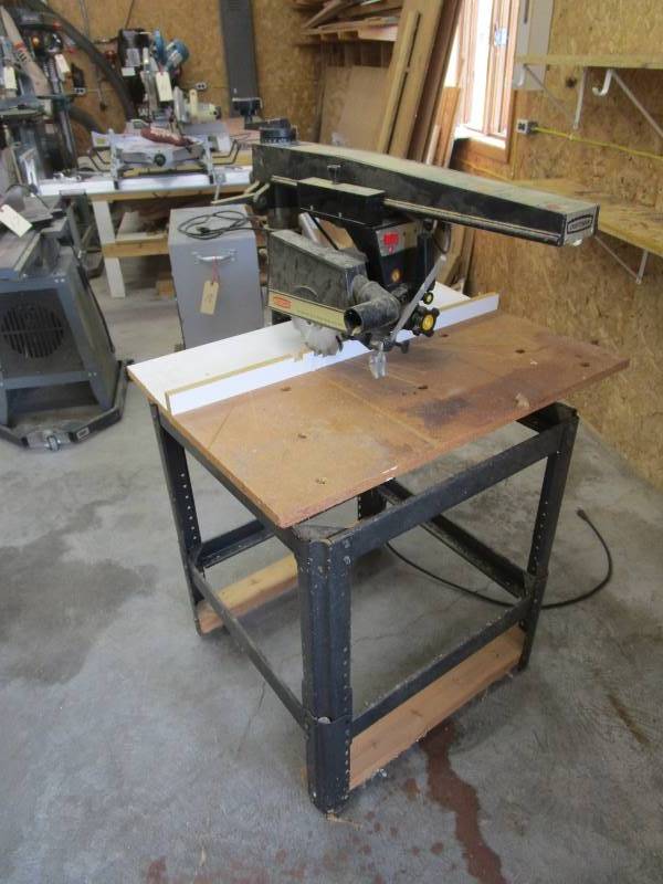 lot 19 image: Craftsman Radial Arm Saw