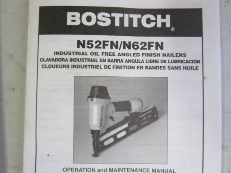 lot 36 image: Bostitch Finish Nailer