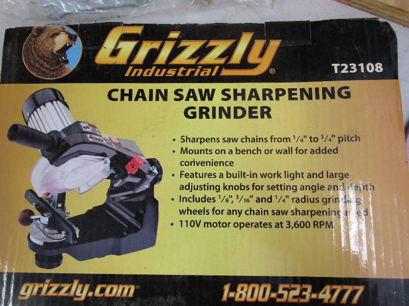 lot 50 image: Grizzly Chainsaw Chain Sharpener