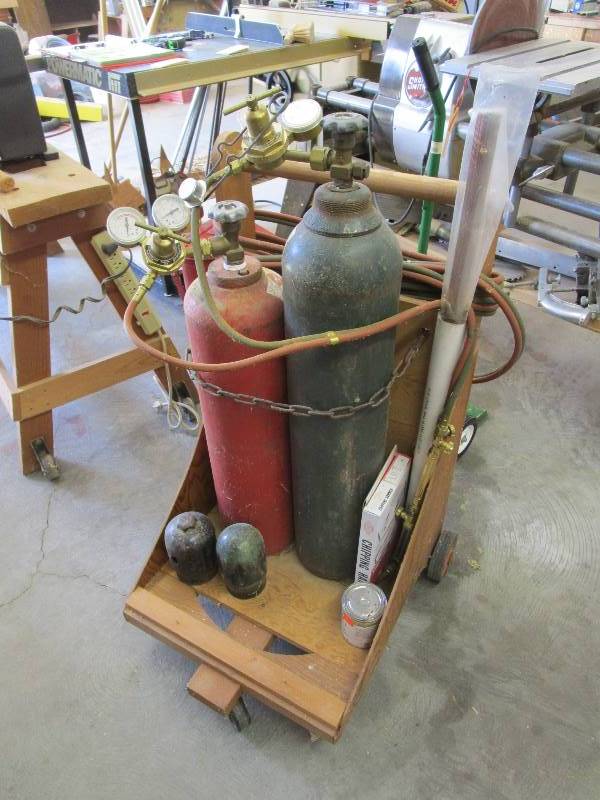 lot 52 image: Oxy Acetylene Torch Set