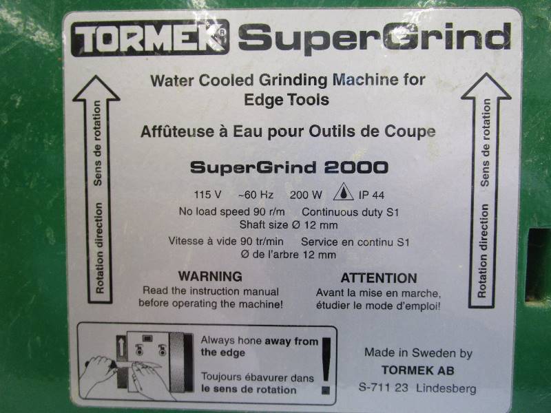 lot 54 image: Tormek 2000 ChiselKnife Sharpener