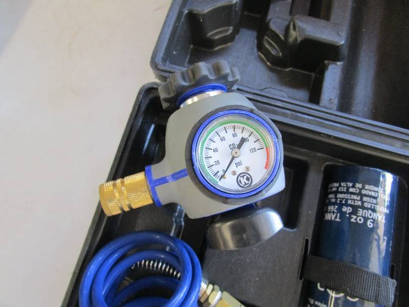 lot 66 image: Kobalt Co2 Bottle & Regulator