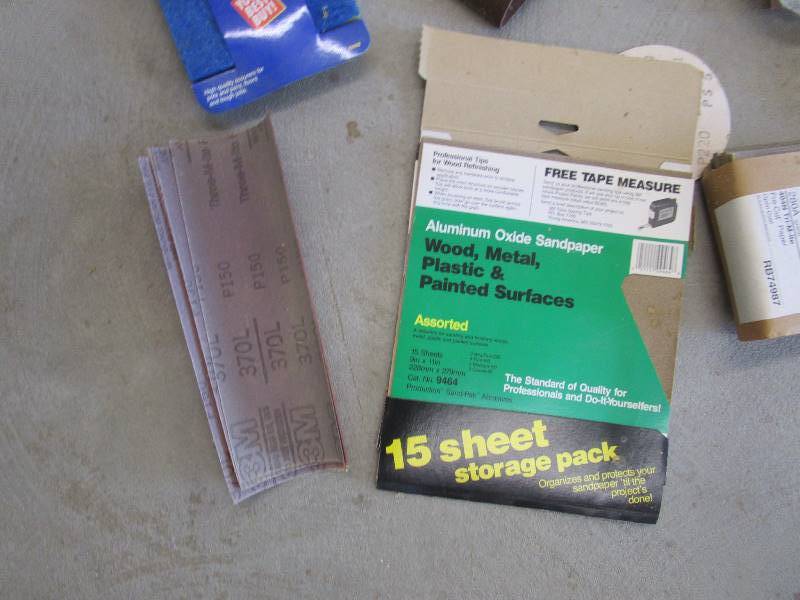 lot 109 image: Large Lot of Sandpaper