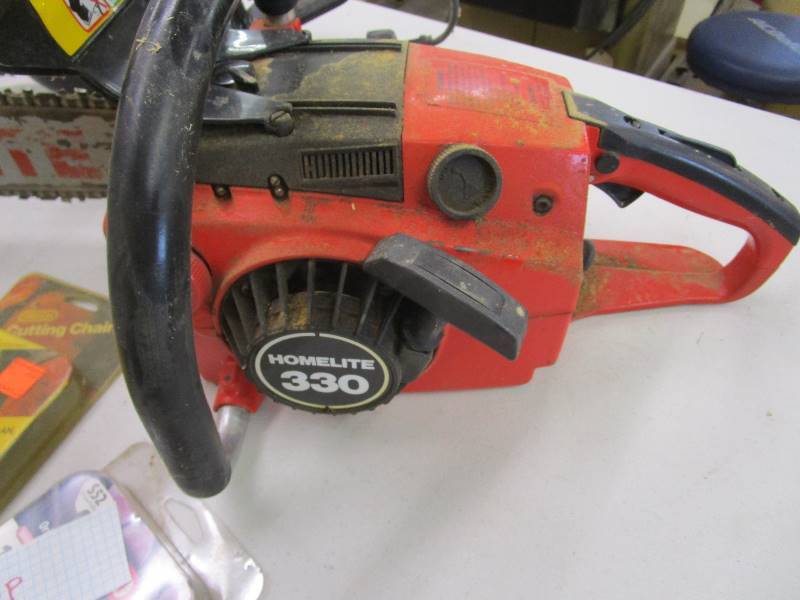 lot 113 image: Chainsaws & Chains