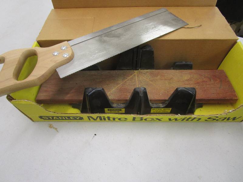 lot 115 image: (2) Miter Box Saws