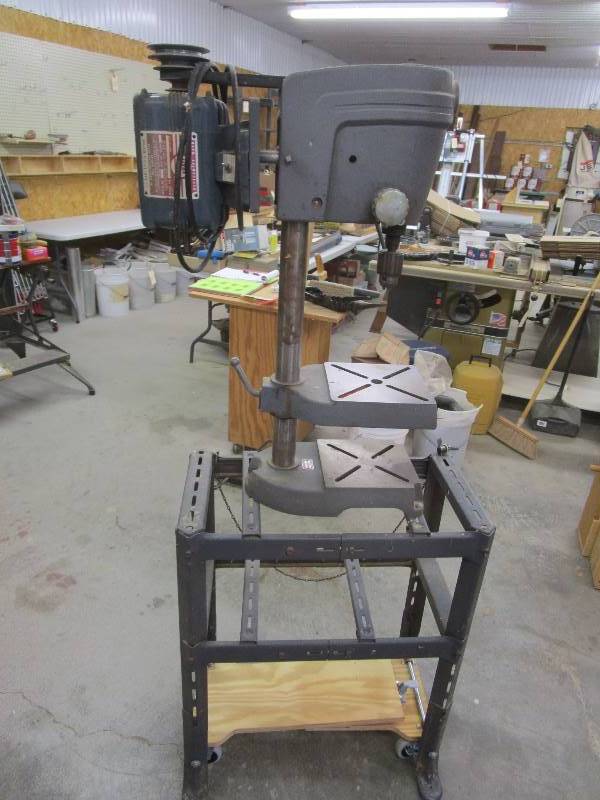 lot 126 image: Montgomery Ward Drill Press