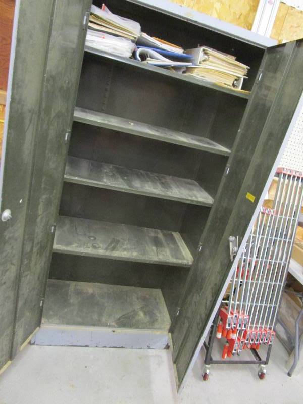 lot 148 image: Steel Shop Cabinet 36 X 18 X 78
