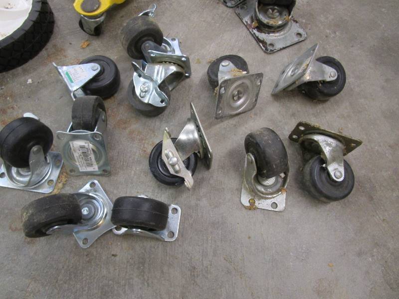 lot 154 image: Casters, Drawer Slides, Bungee Chords