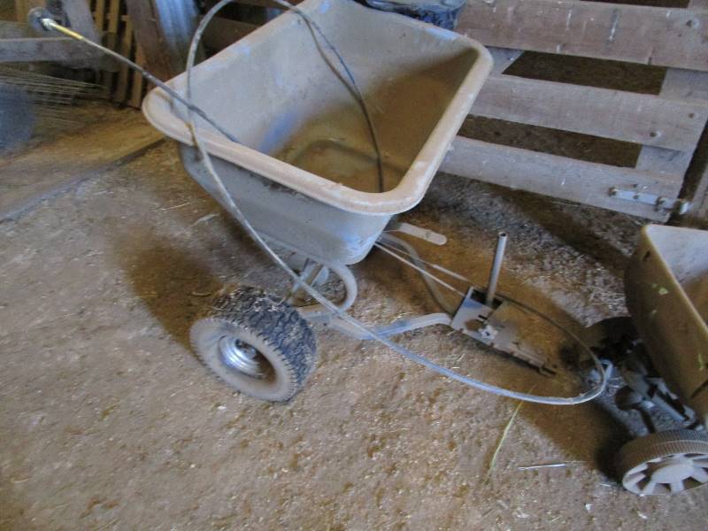 lot 179 image: (2) Fertilizer Spreaders