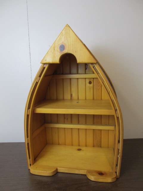 lot 77 image: Solid Wood CanoeBoat Shelf